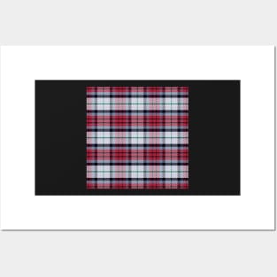 Scottish tartan black, red and green Posters and Art